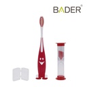ESTUCHE DE CEPILLO DENTAL INFANTIL CON RELOJ DE ARENA X12UDS