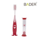 ESTUCHE DE CEPILLO DENTAL INFANTIL CON RELOJ DE ARENA X12UDS