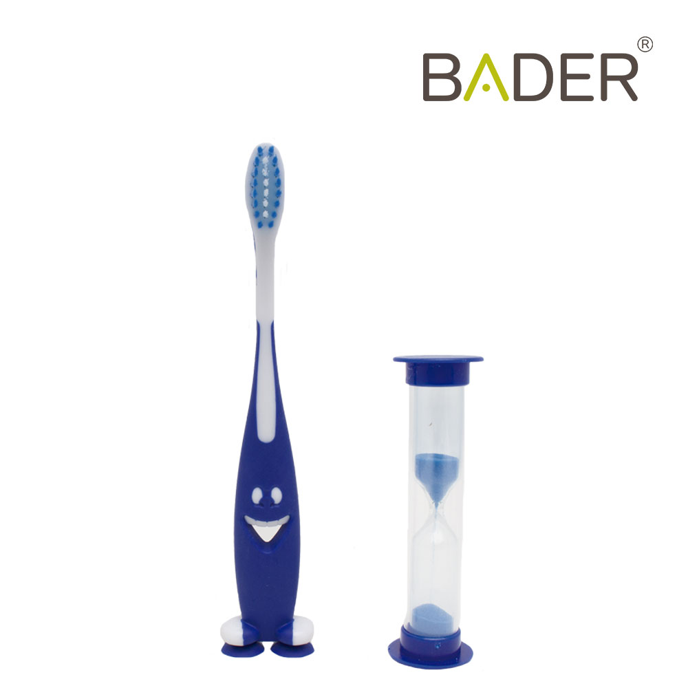 ESTUCHE DE CEPILLO DENTAL INFANTIL CON RELOJ DE ARENA X12UDS