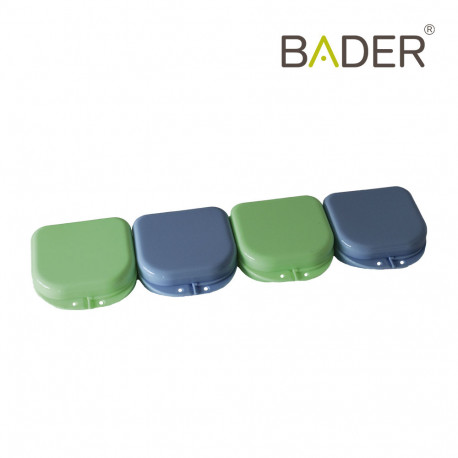 CAJAS PORTA ORTODONCIA VARIOS COLORES X24UDS. 80X82X30