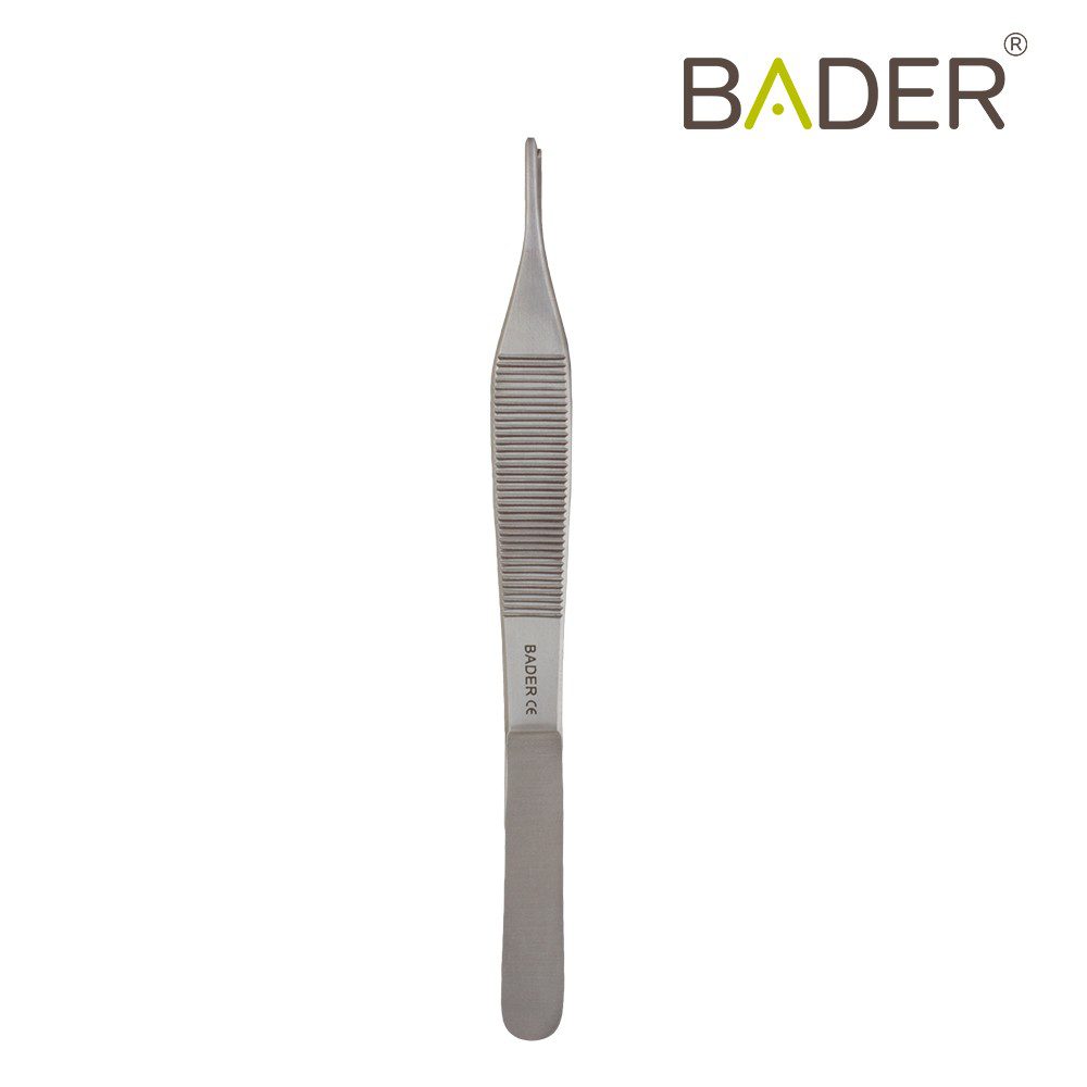 PINZA ADSON CON DIENTE 16CM.
