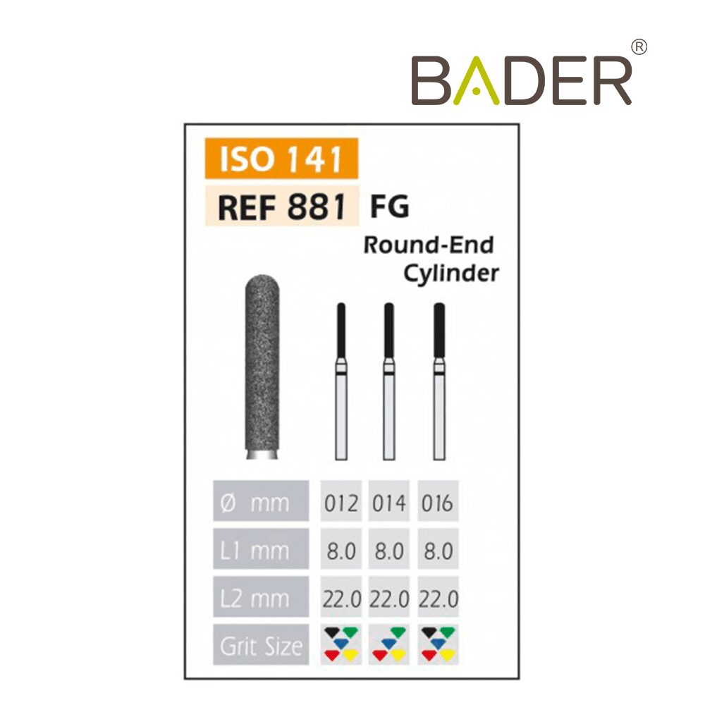 FRESAS DIAMANTE FG ISO 881-314-534-016 VERDE X5UDS.