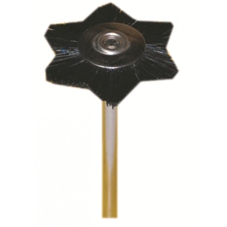 CEPILLO CERDAS NEGRAS SIXSTAR 19MM. X12UDS.