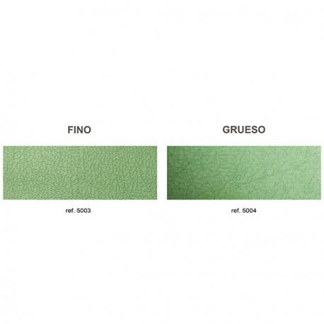 CERA COLADO RUG. FINA 0.35MM VERDE 15X7.5CM. Nº106