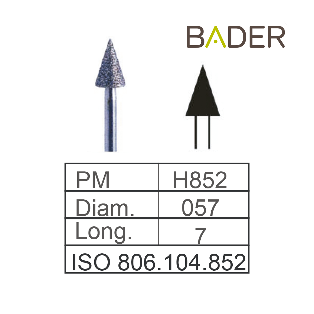FRESAS DE DIAMANTE HP ISO 806.104.001.852-057 X5UDS.