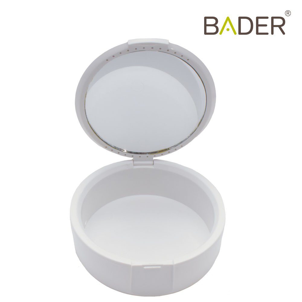 CAJA PORTA ALINEADORES BLANCA CON ESPEJO