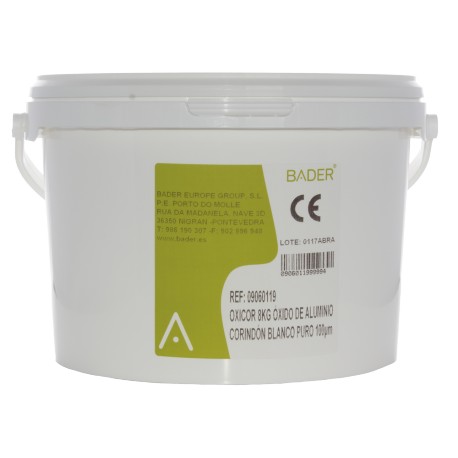 OXICOR 100µm 8KG ÓXIDO DE ALUMINIO/CORINDÓN BLANCO 