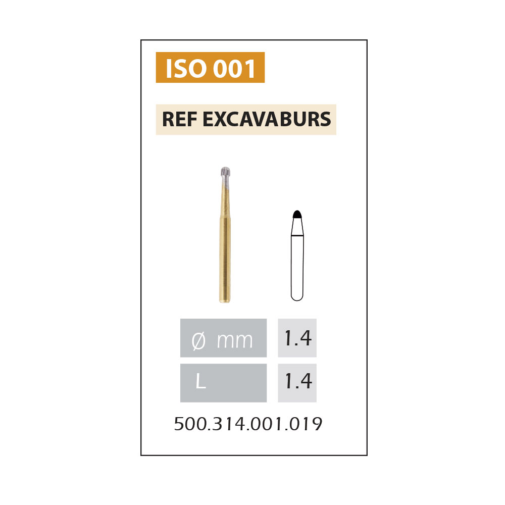 EXCAVABURS 7004 FRESA CARBURO TUNGSTENO FG ISO.500.314.001.019 X5UDS.