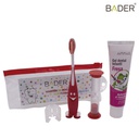 ESTUCHE DE CEPILLO DENTAL INFANTIL CON RELOJ DE ARENA Y PASTA X12UDS