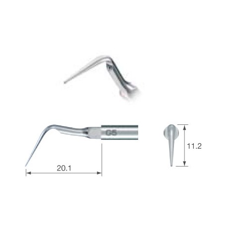 [SJ5B] INSERTO INOX-TITANIO G5 COMP. SATLC