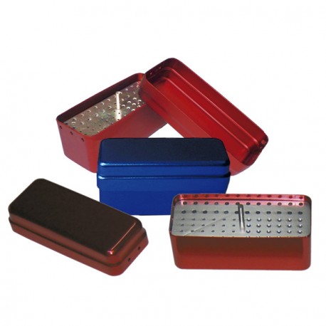 [11/012] CAJA DESINF.FRESAS 72 HOYOS USO TRIPLE 105X45X50MM.