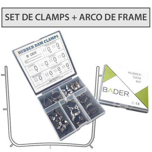 [5/0500] JUEGO DE CLAMPS + ARCO DE YOUNG