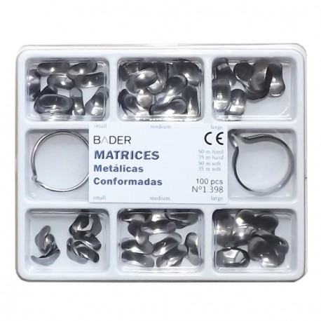 [1398] KIT DE MATRICES 100UDS. + 2 CLAMPS