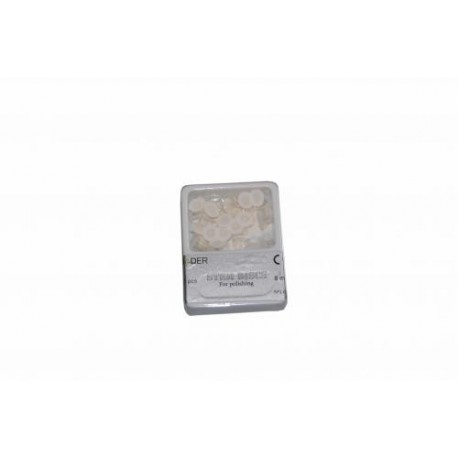 [1614] REPOSICIÓN DE DISCOS 8MM BLANCOS POLISHING X40UDS.