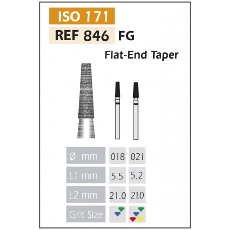 [846-021 M] FRESAS DIAMANTE FG ISO 846-314-524-021 AZUL X5UDS.