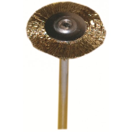 [4009] CEPILLO ALAMBRE LATÓN ONDULADO 19MM. X12UDS.