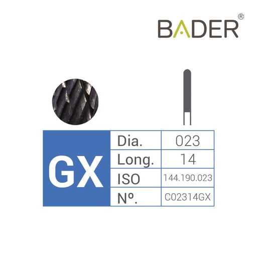 [C02314GX] FRESA CARBURO TUNGSTENO ISO.500.104.144.190.023