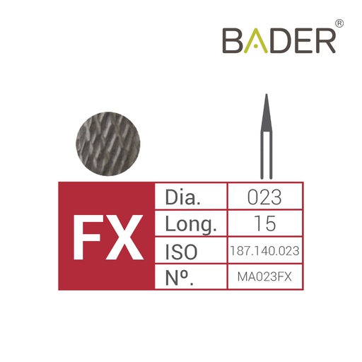 [MA023FX] FRESA CARBURO TUNGSTENO ISO.500.104.194.140.023