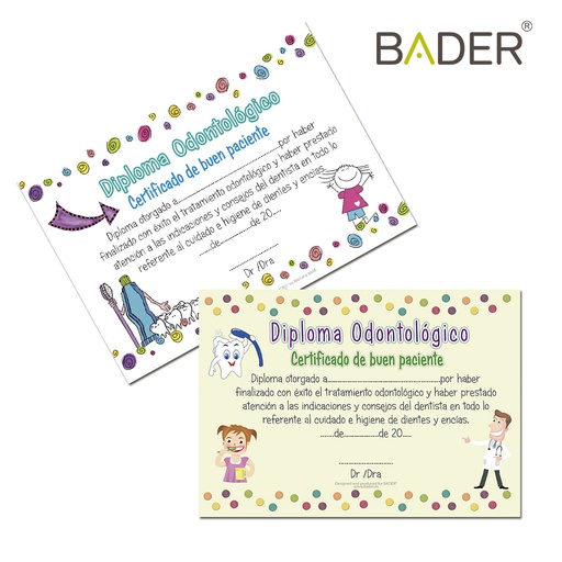 [0905039-P] DIPLOMA DEL BUEN PACIENTE X 20UDS - PORTUGUÉS 