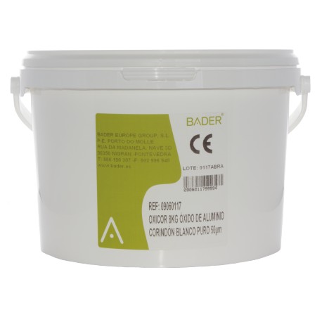[09060117] OXICOR 50µm 8KG ÓXIDO DE ALUMINIO/CORINDÓN BLANCO 