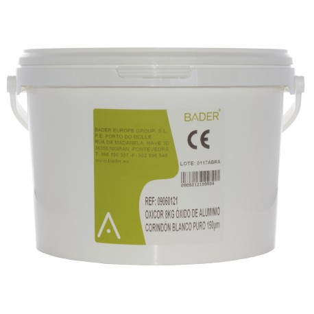 [09060121] OXICOR 150µm 8KG ÓXIDO DE ALUMINIO/CORINDÓN BLANCO 