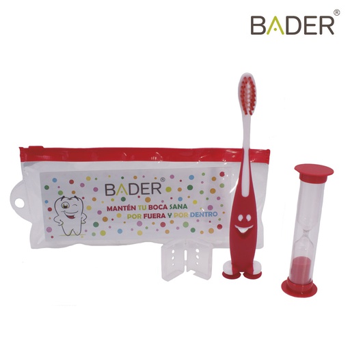 [0905053] ESTUCHE DE CEPILLO DENTAL INFANTIL CON RELOJ DE ARENA X12UDS