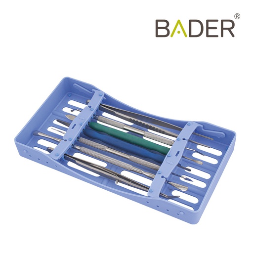 [11/033] CASETE PLÁSTICO PORTA INSTRUMENTOS 7 PZS.